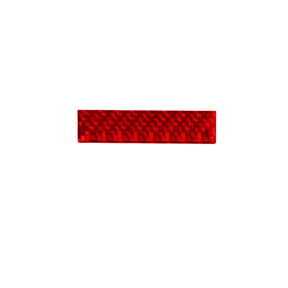 Red Carbon Fiber Rear Trunk Control Switch Cover Trim for Porsche 718 2016-2022
