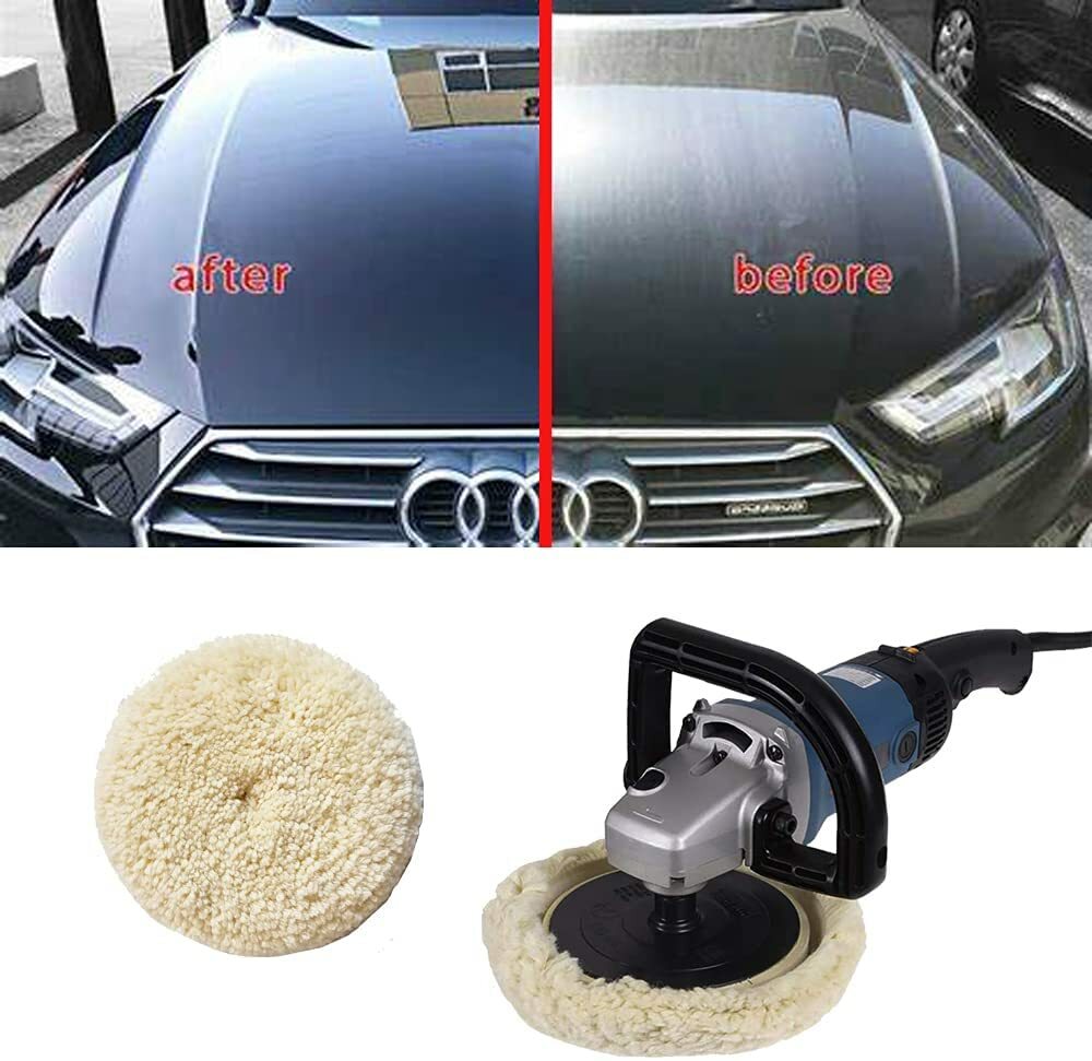 Packaged 5-inch wool polishing pad - Detail polishing pad polisher buffer