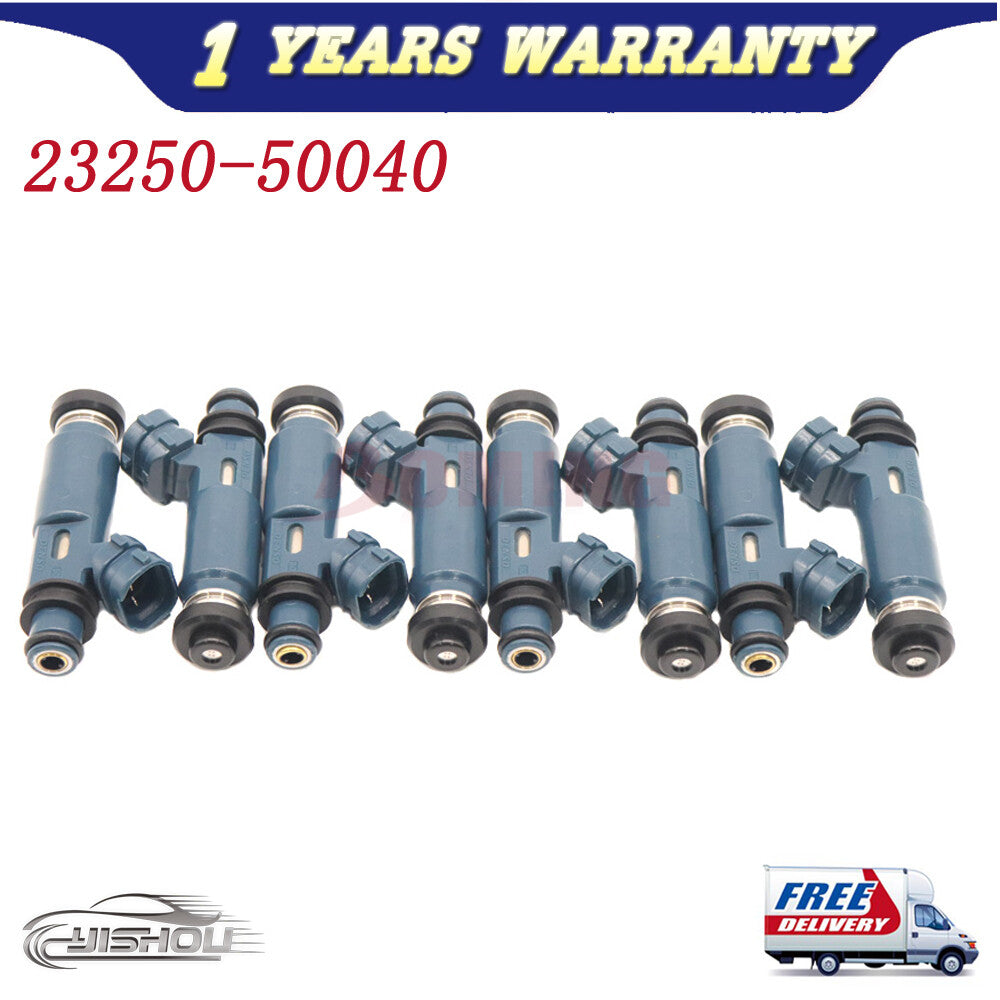 23250-50040 8PCS For Nozzle 2000-2004 FUEL INJECTORS for Toyota Tundra 4.7L V8