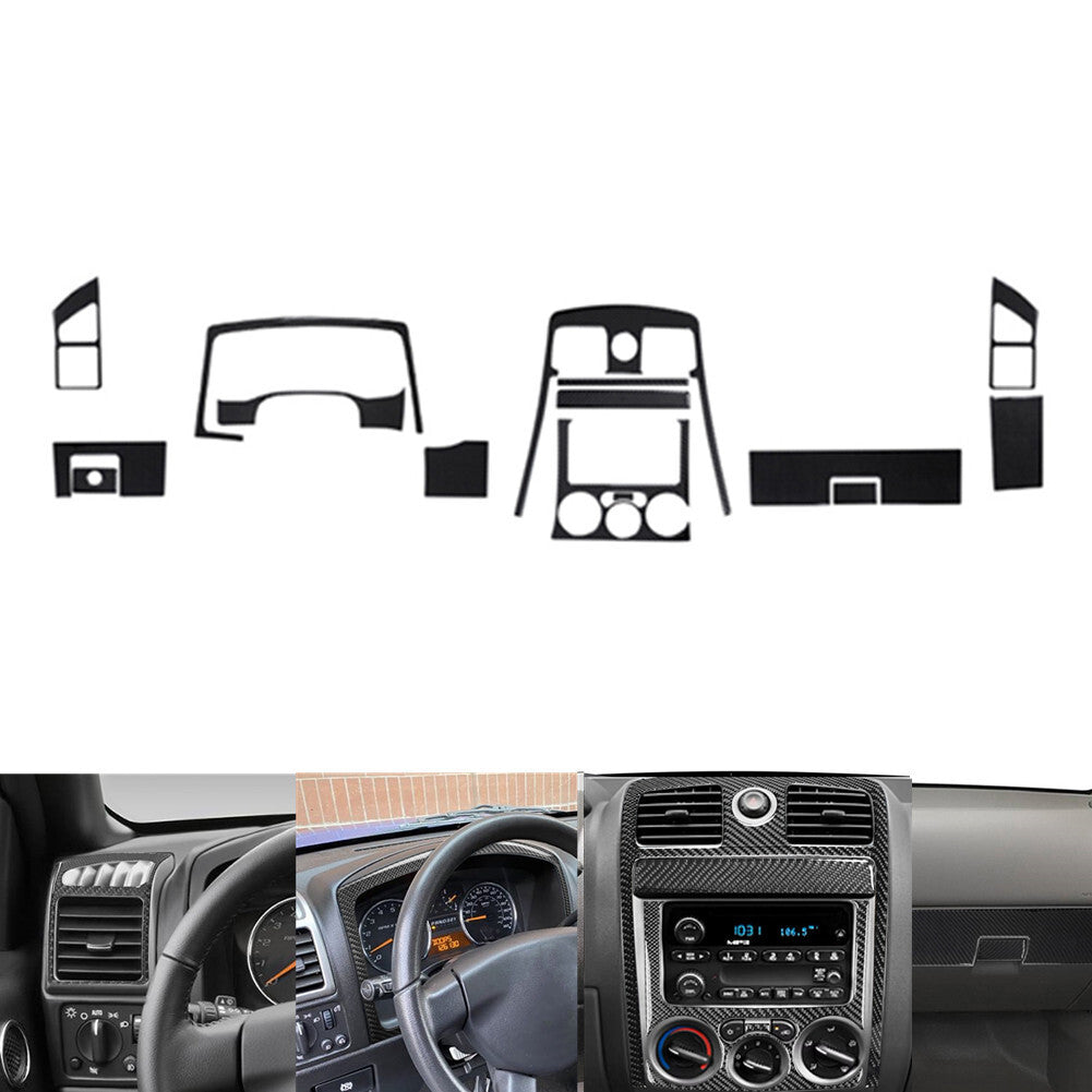 15X Carbon Fiber Front Dashboard Cover For Colorado 2004-2012/ for Canyon 2005-2012