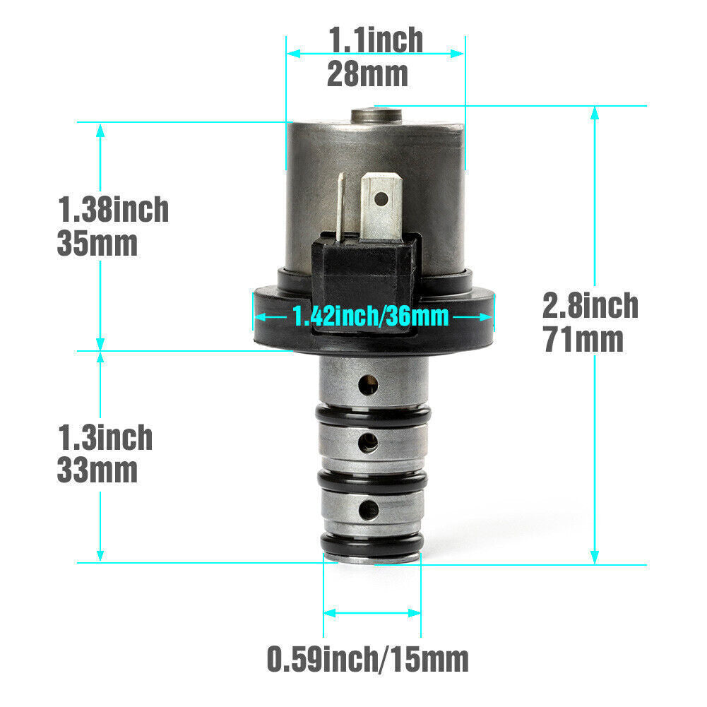 5PCS Transmission Shift Solenoid for Mitsubishi F5A51 V4A51 R4A51 F4A41 MD758981