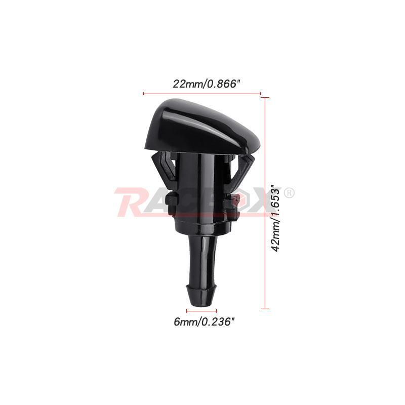 Left+Right Windshield Washer Nozzle Jets Fits for Ram 1500 2500 3500 4500 2pcs