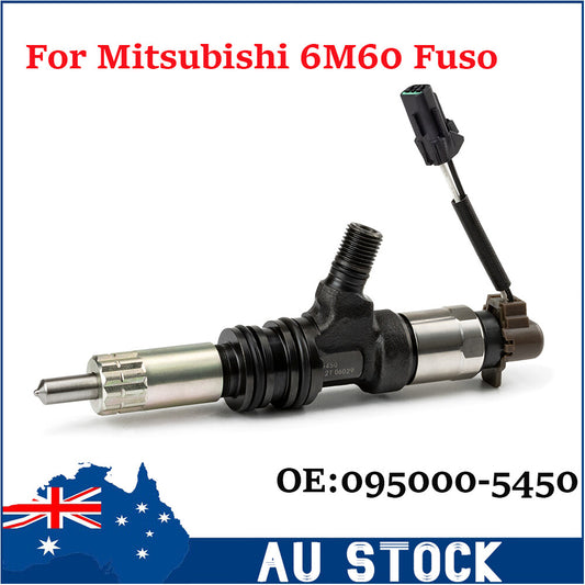Black Fuel Injector 095000-5450 Fit for MITSUBISHI 6M60 Fuso Diesel Injector AU