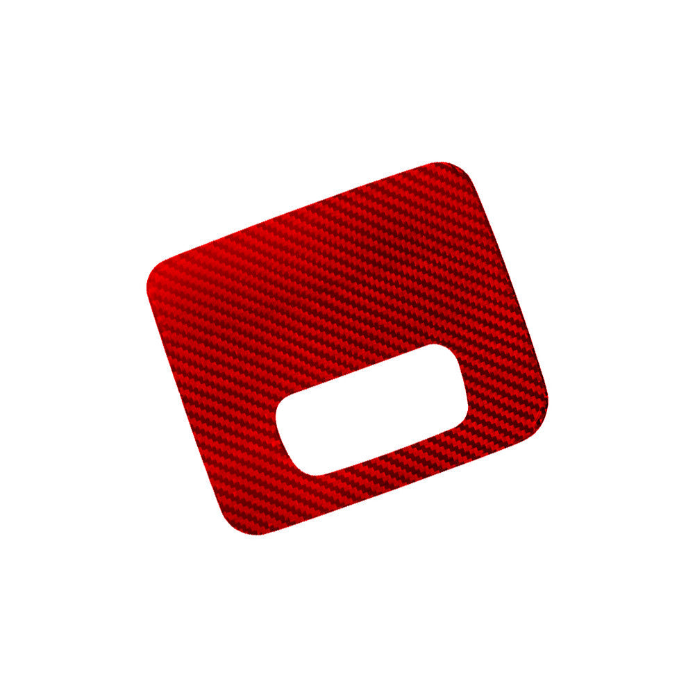 Red Carbon Fiber Front Drive Side Fuse Box Trim Cover for KIA Sedona 2015-2016