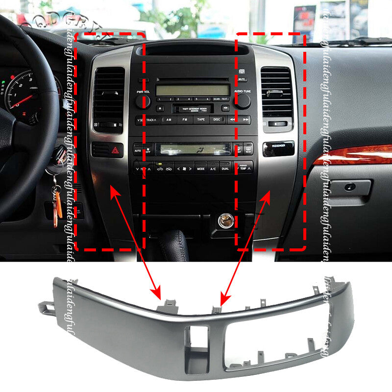 for Toyota Prado 120 2003-2009 Instrument Air Vent Finish Panel Garnish replace