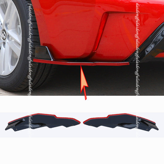 for Toyota for Corolla Sedan 2019-22 Rear Bumpers Lip Side Skirt Splitter Protection