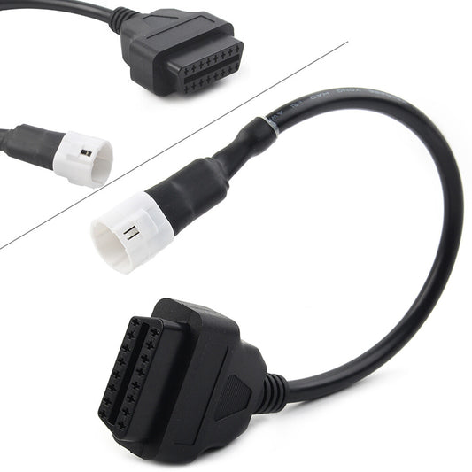 3Pin to 16Pin OBD2 Diagnostic Scanner Adapter Cable for YAMAHA YZF-R125 MT-125