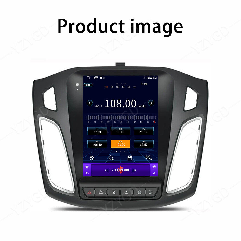 9.7 CarPlay Android Car Radio for Ford Focus 2012-2018 Stereo GPS Navi Screen