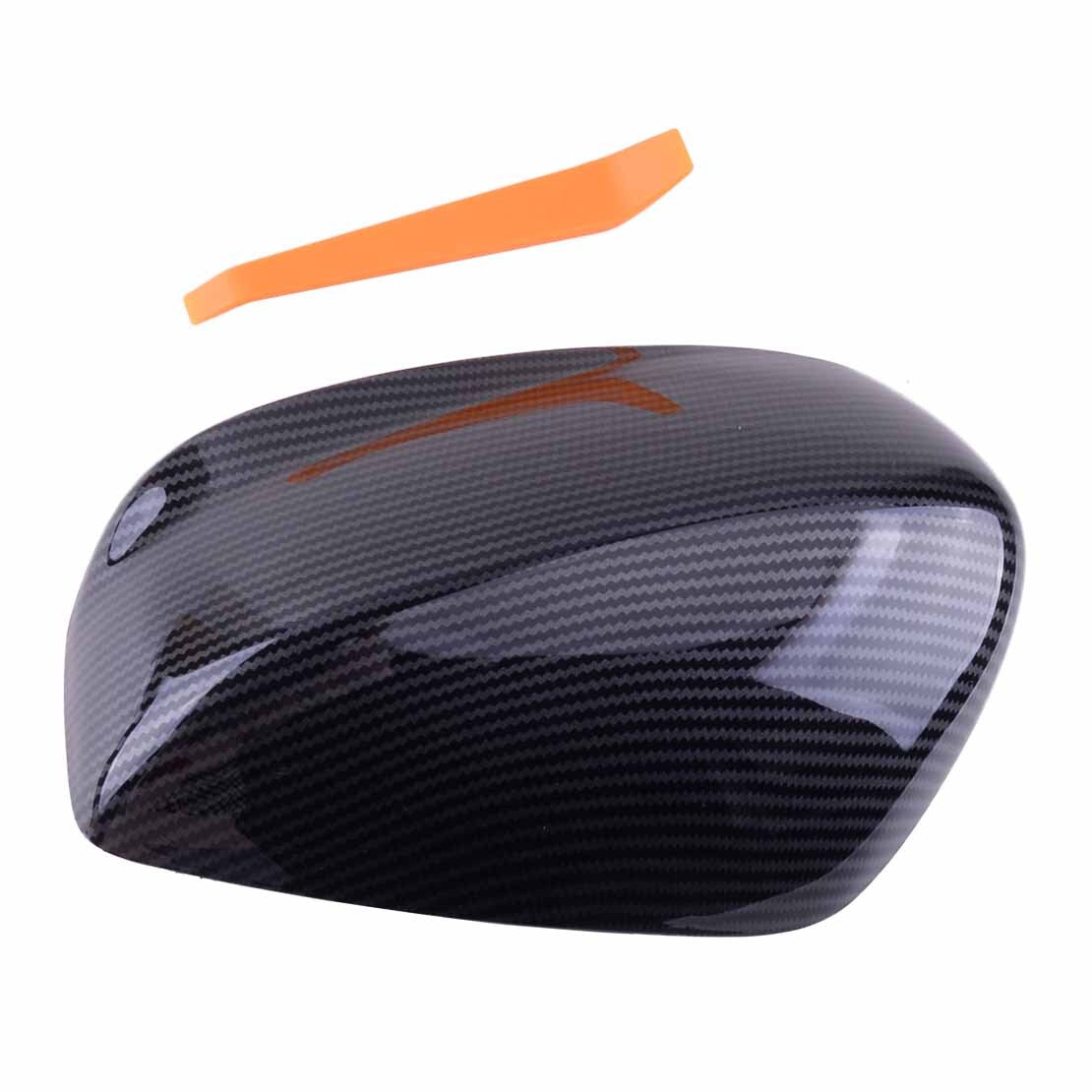 Carbon Fiber Style Side View Mirror Cover Cap Fit for Honda Accord 2013-2017