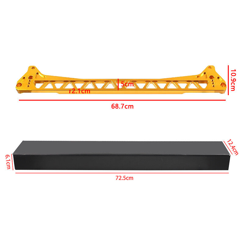 F7 Rear Control Arm Subframe Lower Tie Bar Brace for 88-95 for Honda for Civic EG Gold