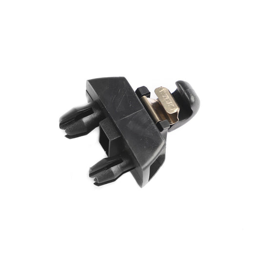 Black sun visor clip holder for Volkswagen for Passat B7 Polo UP! MII Citigo Silver