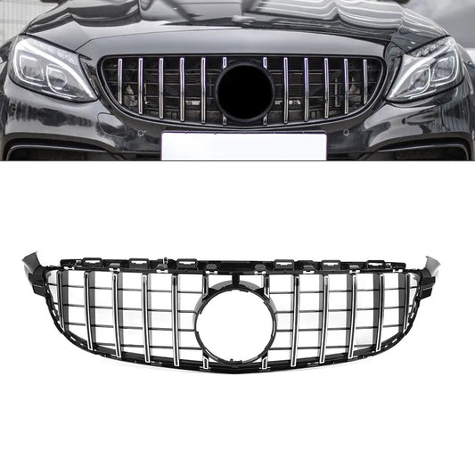 GTR Style Front Bumper Radiator Hood Grille for Benz W205 C63 C63S 2015-2018