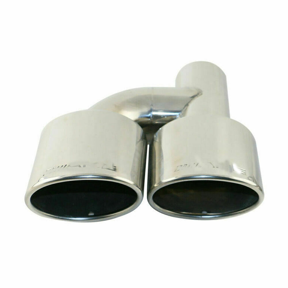 Right 2.5'' Engraved AMG Dual Stainless Exhaust Tip Universal for Mercedes-Benz