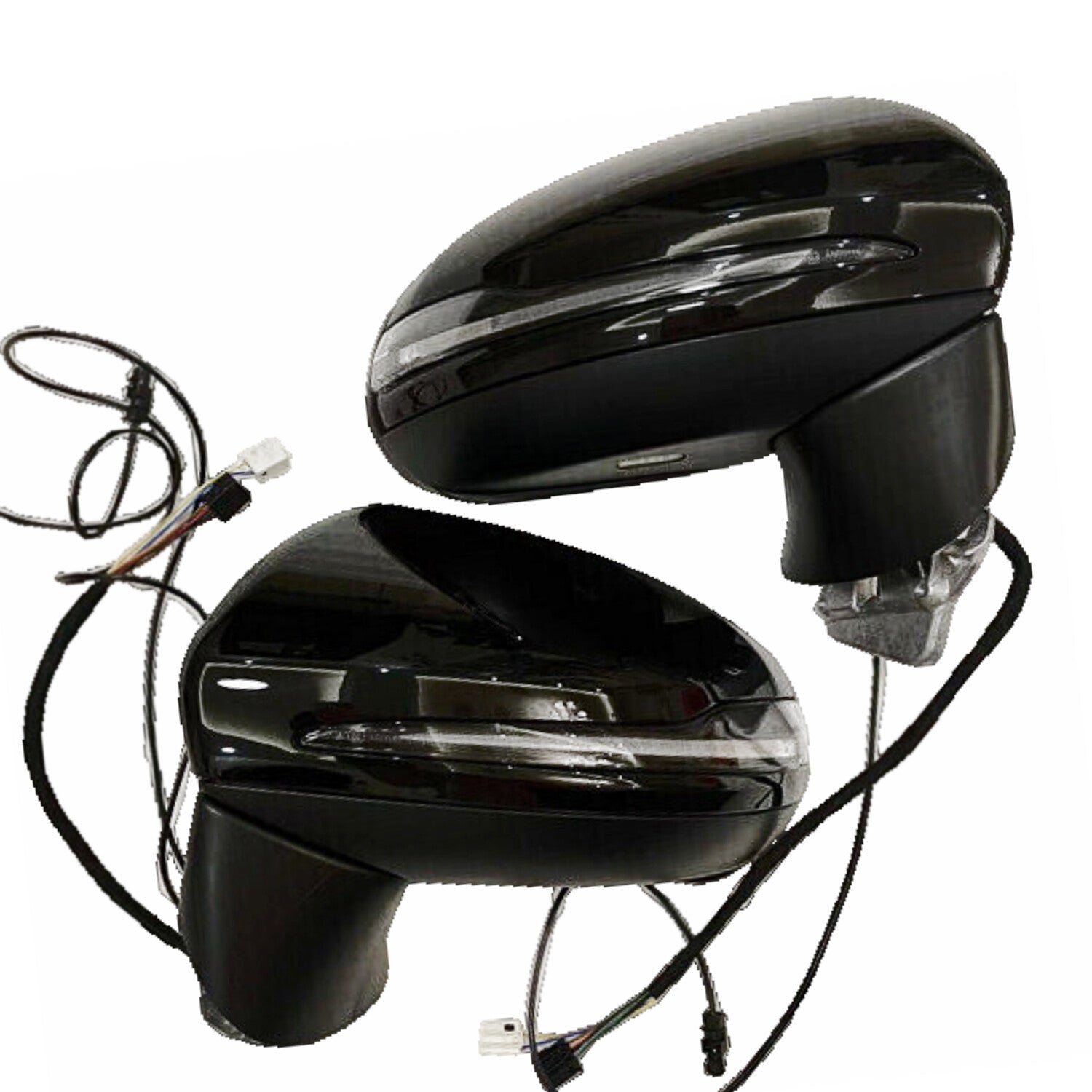 2x Coupe Car Rear View Mirror Black for W205 for Mercedes-Benz C Class C205 2 Door/