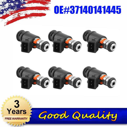 6PCS IWP022 Fuel Injector 021906031D for Volkswagen EuroVan for Jetta for Golf 1999-2003