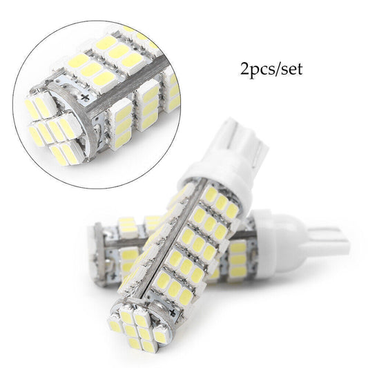 Pair LED Bulbs Clearance Car Door Lights W5W 194 168 24V White T10 1206 68 SMD