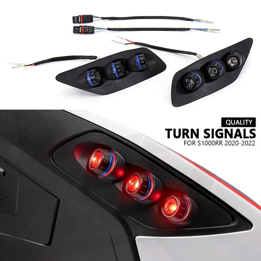 For S1000RR Motorcycle LED Rear Flasher Indicator Blinker Lamp Turn Signal Light