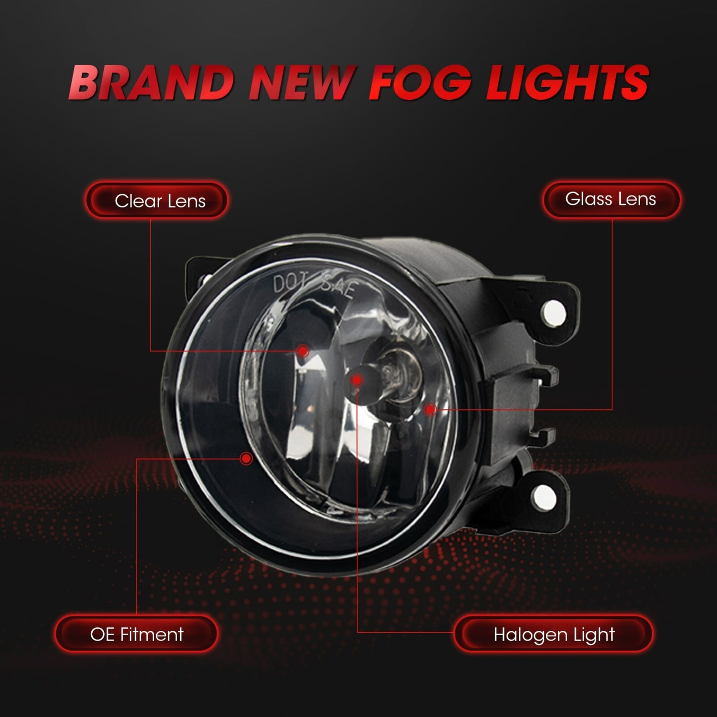 Fog light assembly kit for Nissan Xterra Frontier for Acura,for Honda,for Ford,for Suzuki