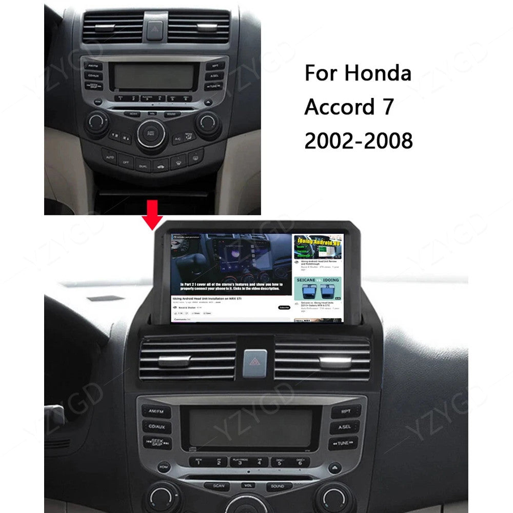for Honda for Accord 7th 2004-2007 Stereo Android Auto Carplay Car Radio GPS Screen
