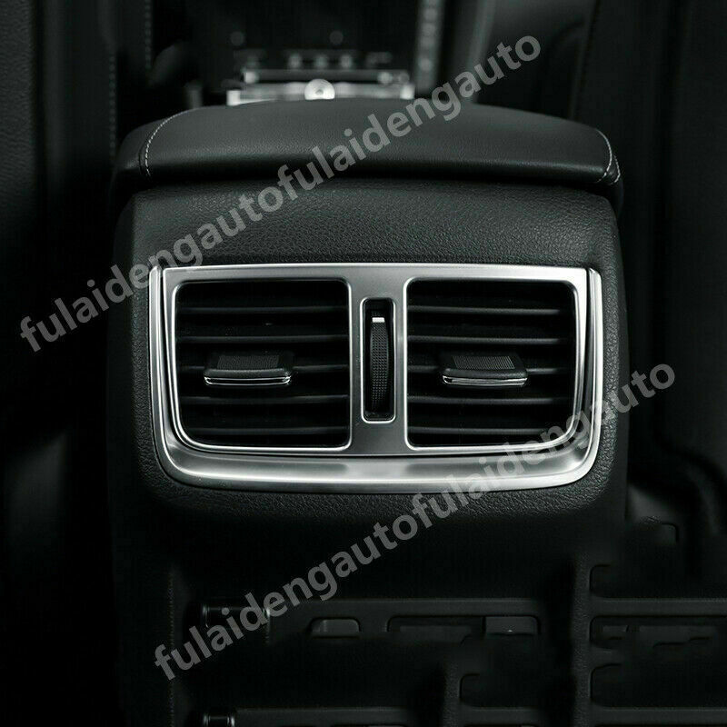 for Infiniti QX50 19-23 Silver Armrest Box Rear Air Outlet Vent Frame Cover Trim