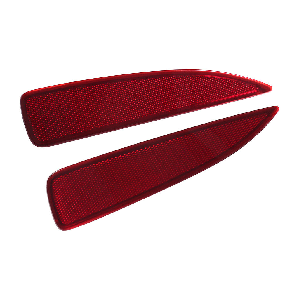 Red Pair Rear Marker Reflectors Fits 2012 2013 2014 Yaris Reflector Light Lamp