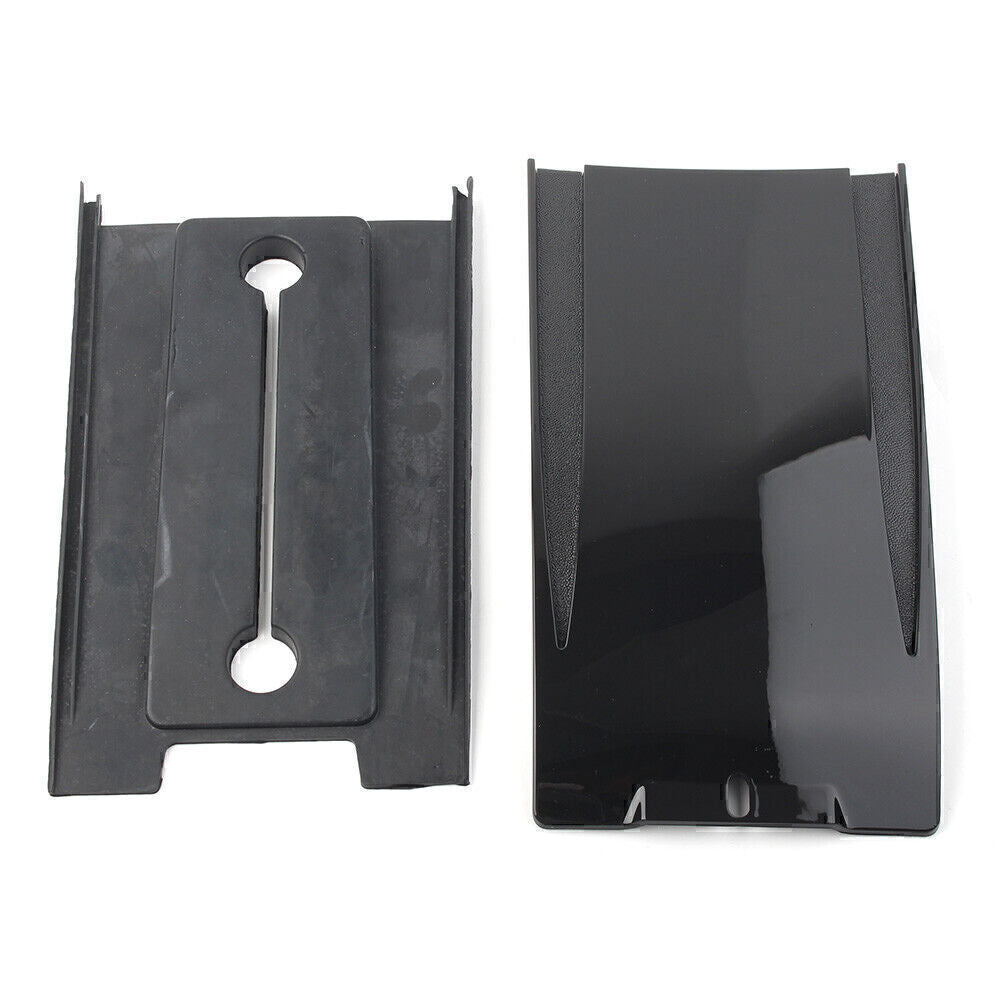 Black Lower Dash Tank Panel Extension for Harley Softail 2000-2017 FXST/FLST