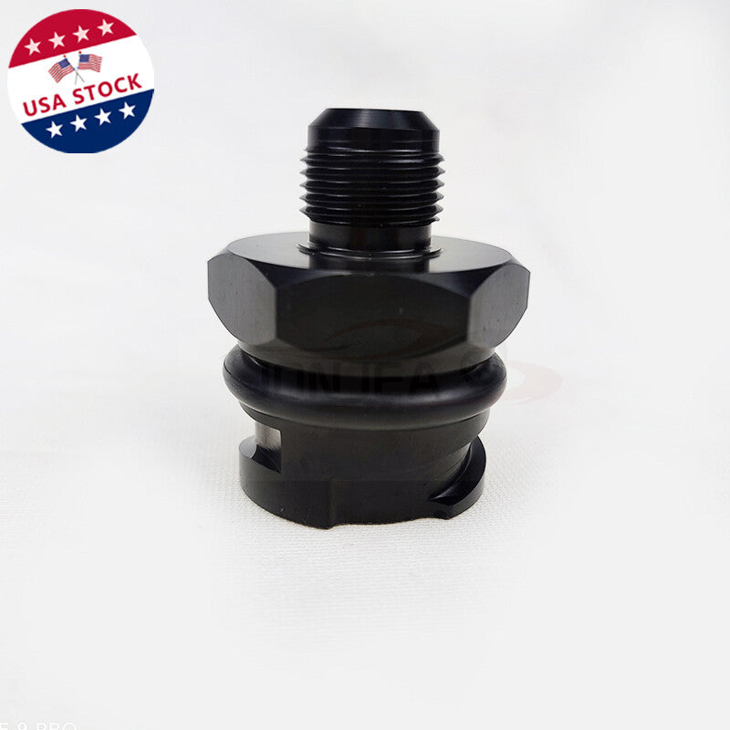 Aluminum valve cover oil cap with /-8 AN connector adapter suitable for LSX LS1/LS6/LS2/LS3/LS7
