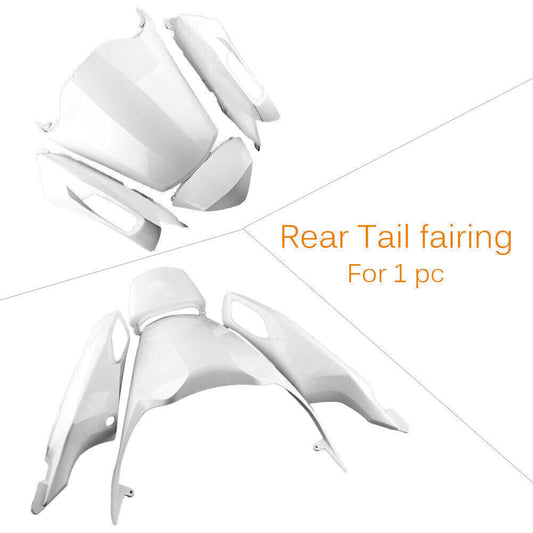 Rear Tail Fairing Bodywork Unpainted White Fit for Kawasaki ZX14R 2012 ABS