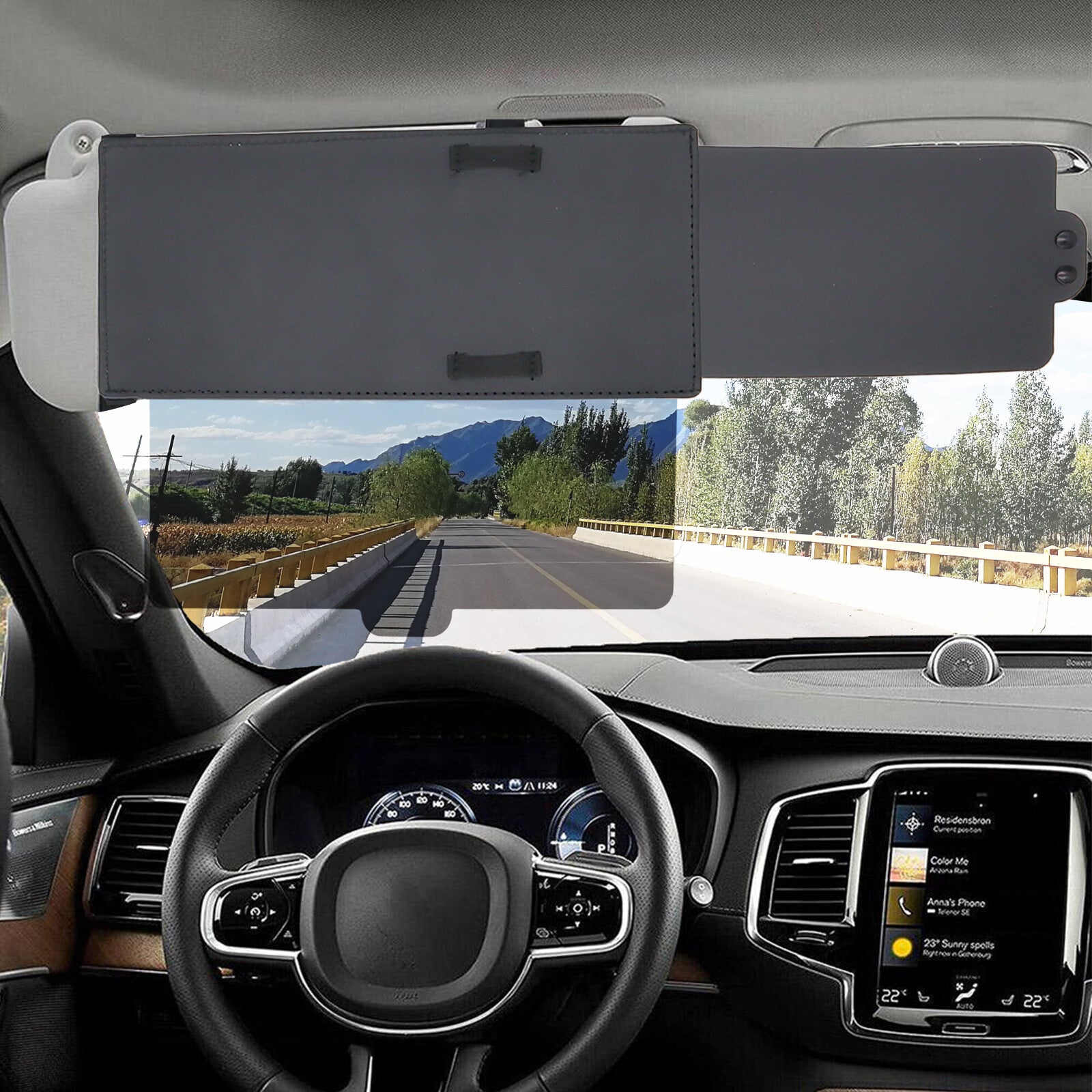 Car sun visor extender protector truck front side window sunshade anti-glare