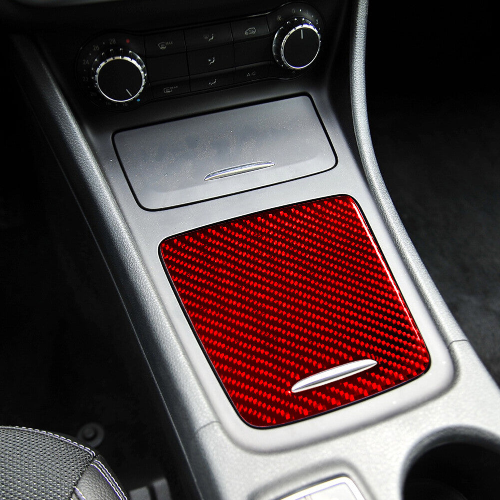 Red Center Storage Trim for Mercedes-Benz CLA 2014-2018/GLA 2015-2018