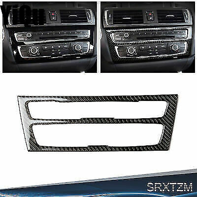 New Luxury Carbon Fiber Car Interior Air Conditioning CD Panel Cover for BMW F20