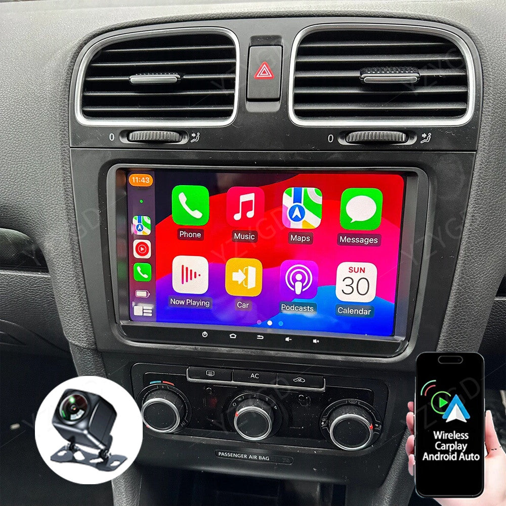 for Volkswagen for Golf A6 2008-2013 Stereo Carplay Car Radio GPS Navi Screen WIFI