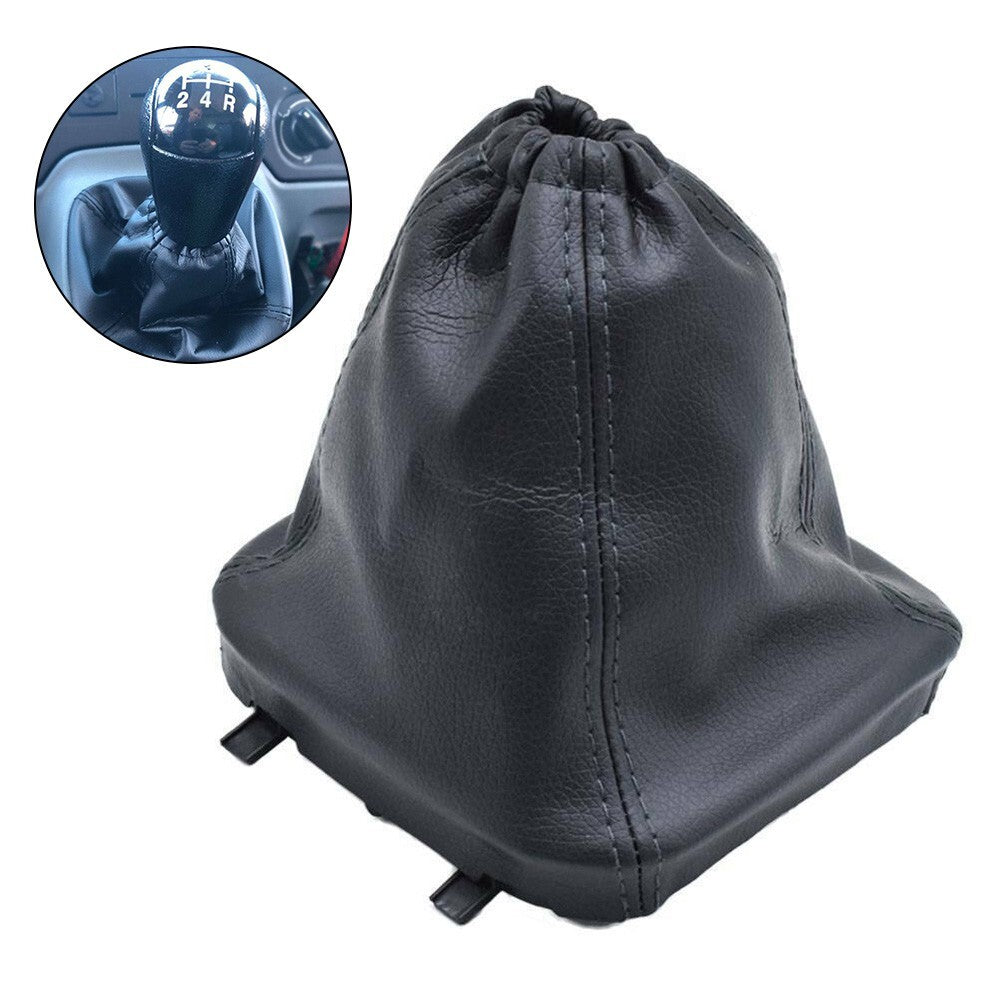 Upgrade your vehicle's interior with a black gear shifter, Gaiter Gaitor boot cover.