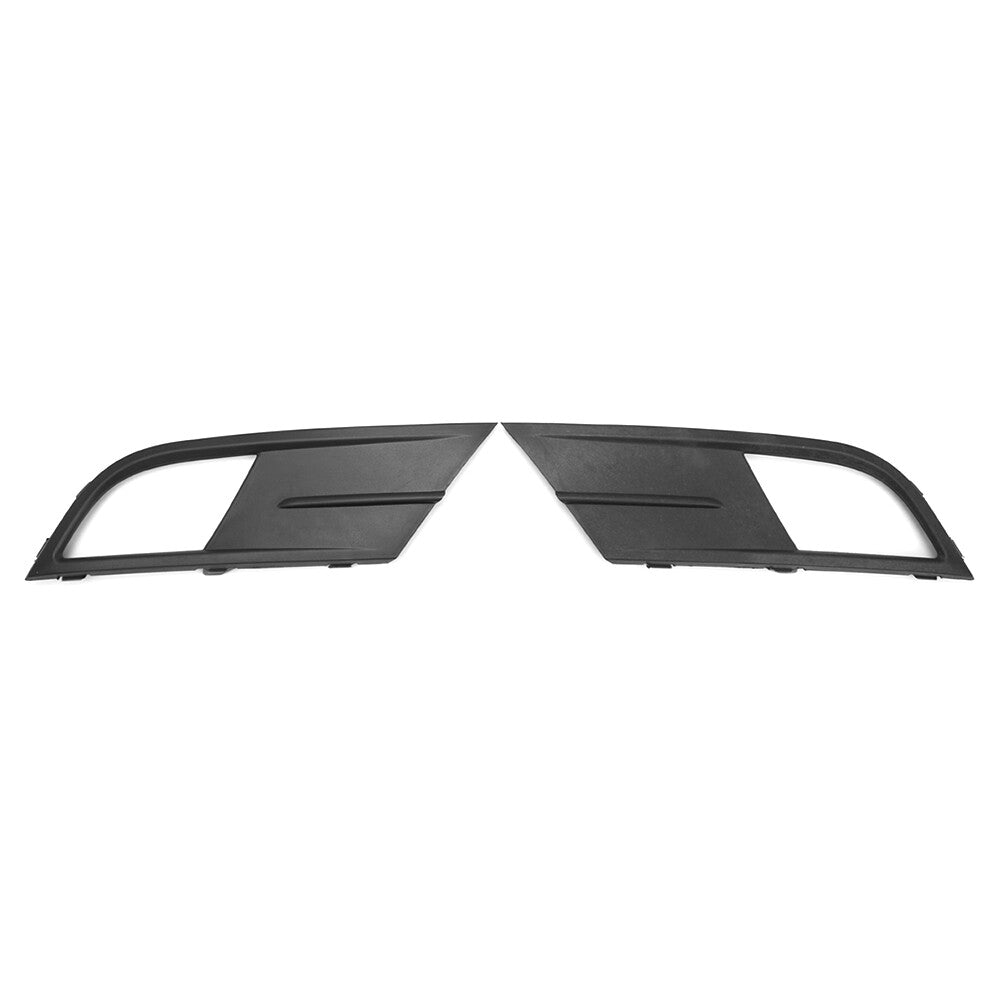 2x Front Bumper Fog Light Lamp Grille Grill With Hole Fit for VW for Jetta MK6 2015-2018
