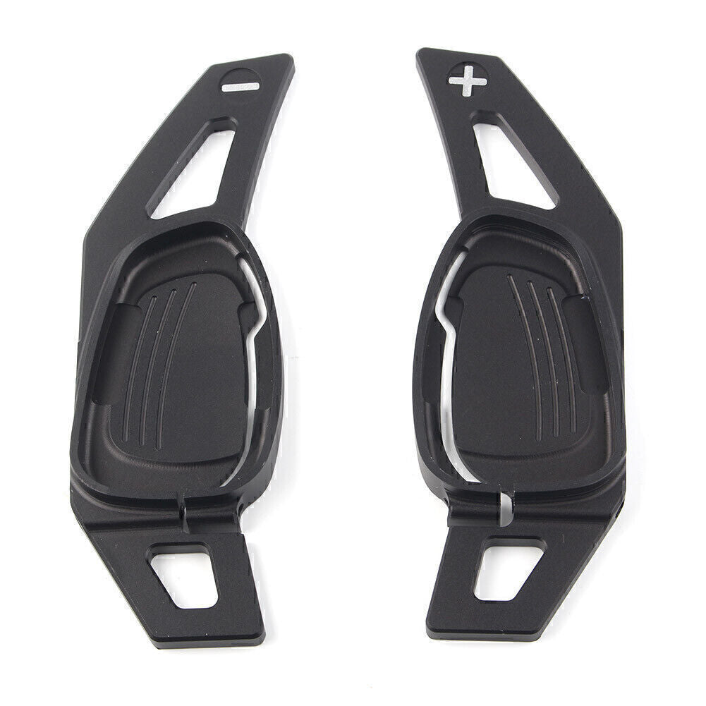 2 x Steering Wheel Shift Paddle Shifter Trim Cover for Audi for A5 /S5/SA5 RS3 Black