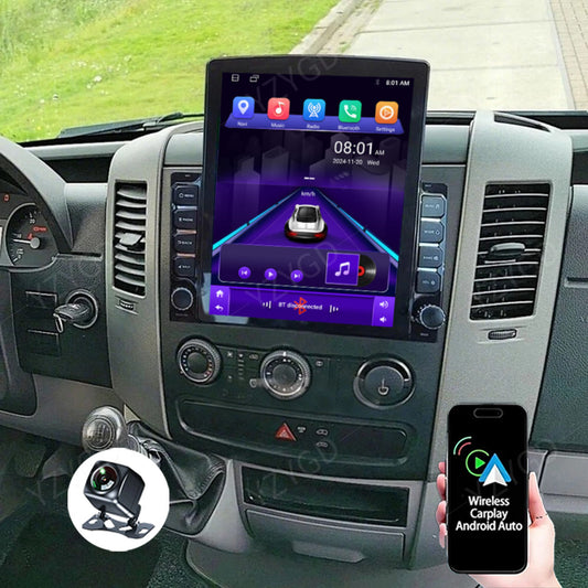 for Mercedes for Benz Sprinter 2006-2018 9.7 Stereo Android14 CarPlay Car Radio GPS
