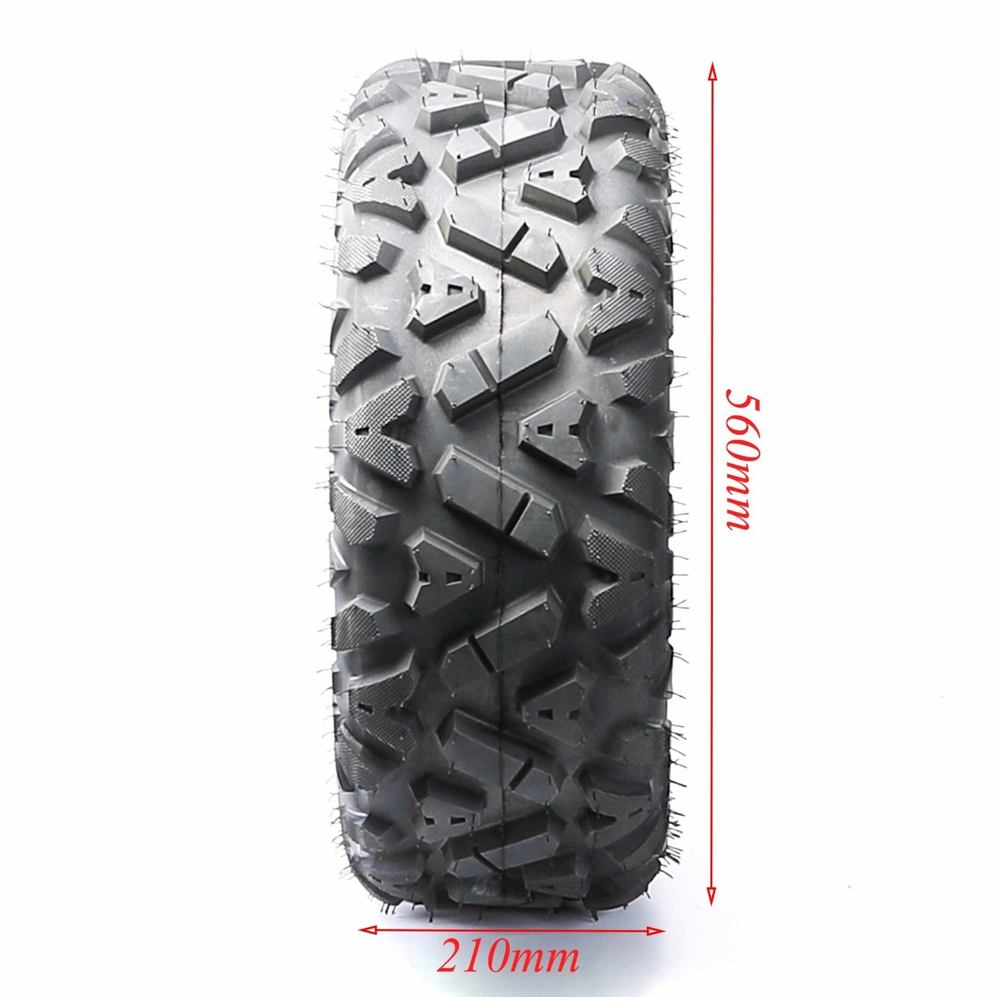Full set of tires for all-terrain vehicles (UTVs): 4-25x8-12, 25x8x12 (front), 25x10-12, 25x10x12 (rear), 6PR