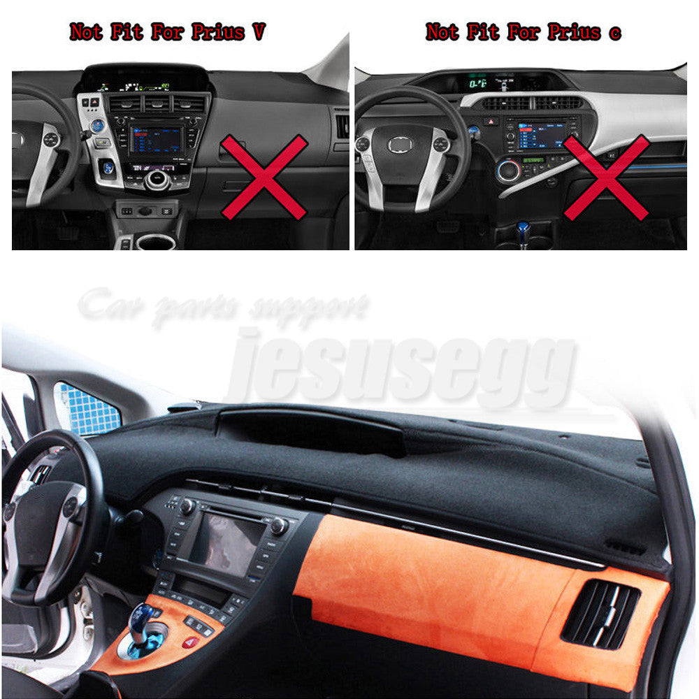 For 2012-2015 for Toyota Prius LHD Interior Sun Shade Visor Pad Dashboard Cover Mat