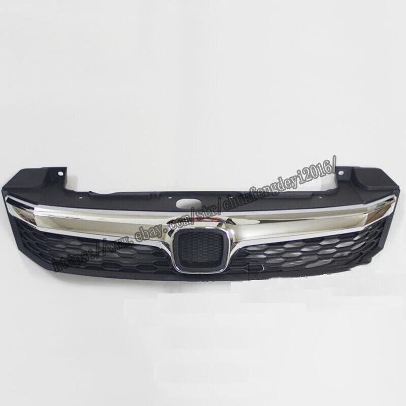 For 2012-2013 for Honda for Civic 4Dr Sedan Mesh Sport Front Hood Grill Modulo Style 2.0