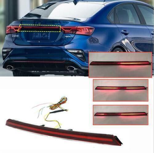Rear Door Trunk LED Tail Brake Lamp Turn Light Cover Red for Kia Forte 2019-21