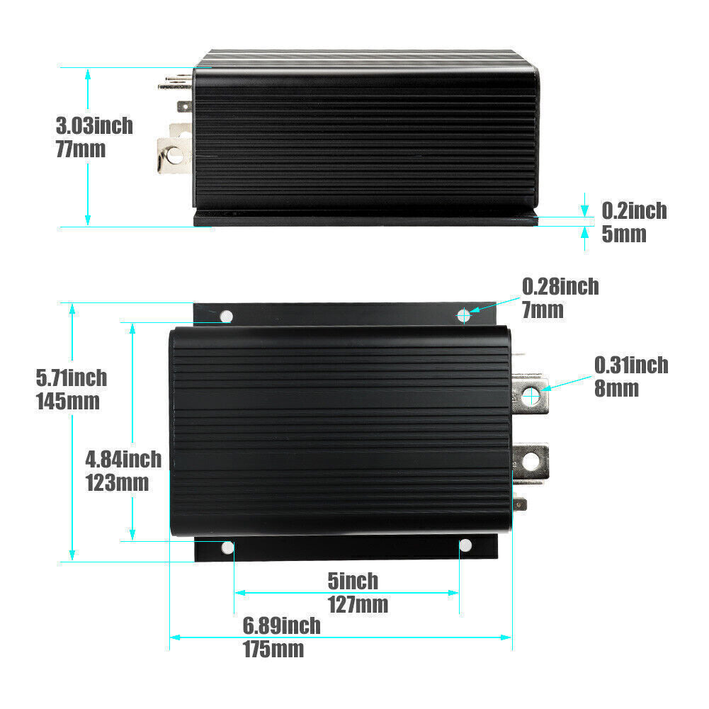 Suitable for Curtis 1204-009 and EZGO Marathon 1204-027 0-5K 24/36V 275A speed controller.