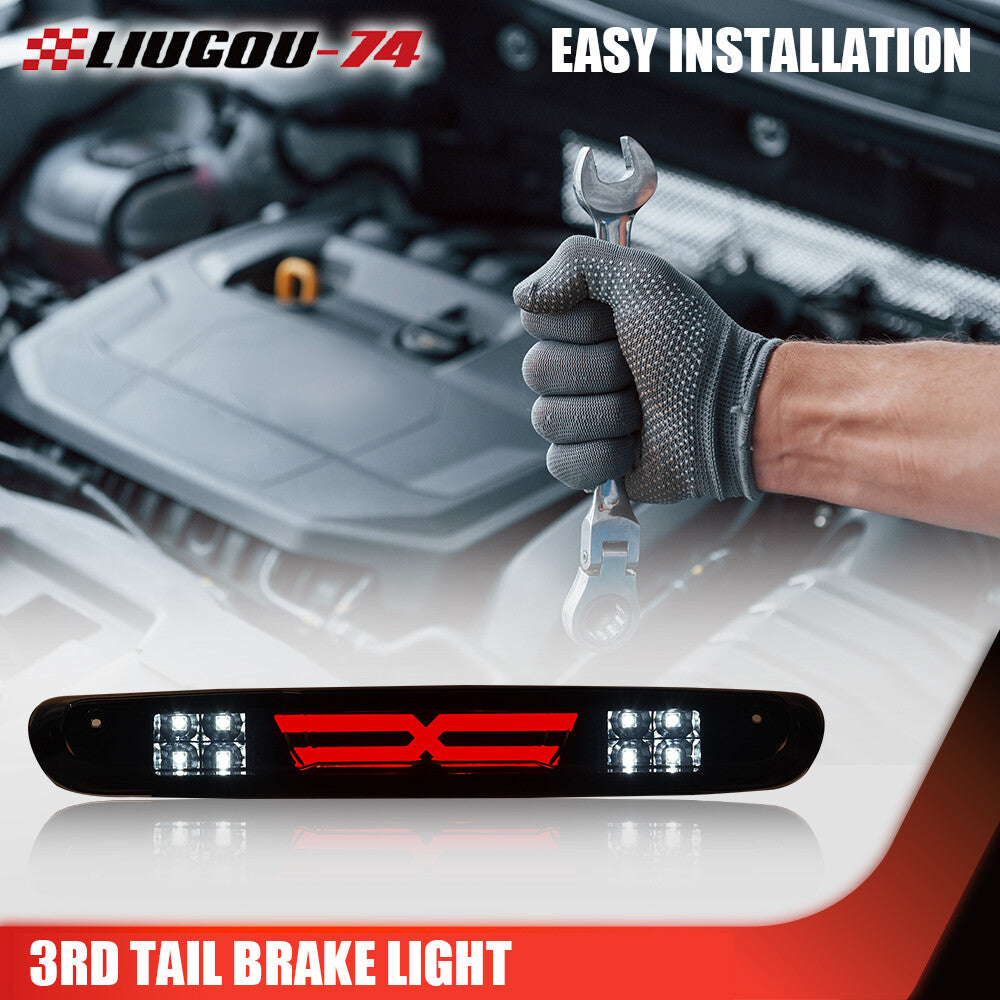 Suitable for 2007-2014 Silverado for Sierra LED rear reverse third brake light/cargo light
