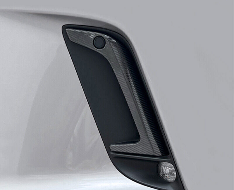 for Lexus RX 350h 350 2023-2024 Carbon Fiber Front Bumper Fog Lamp Strip Trim 2P