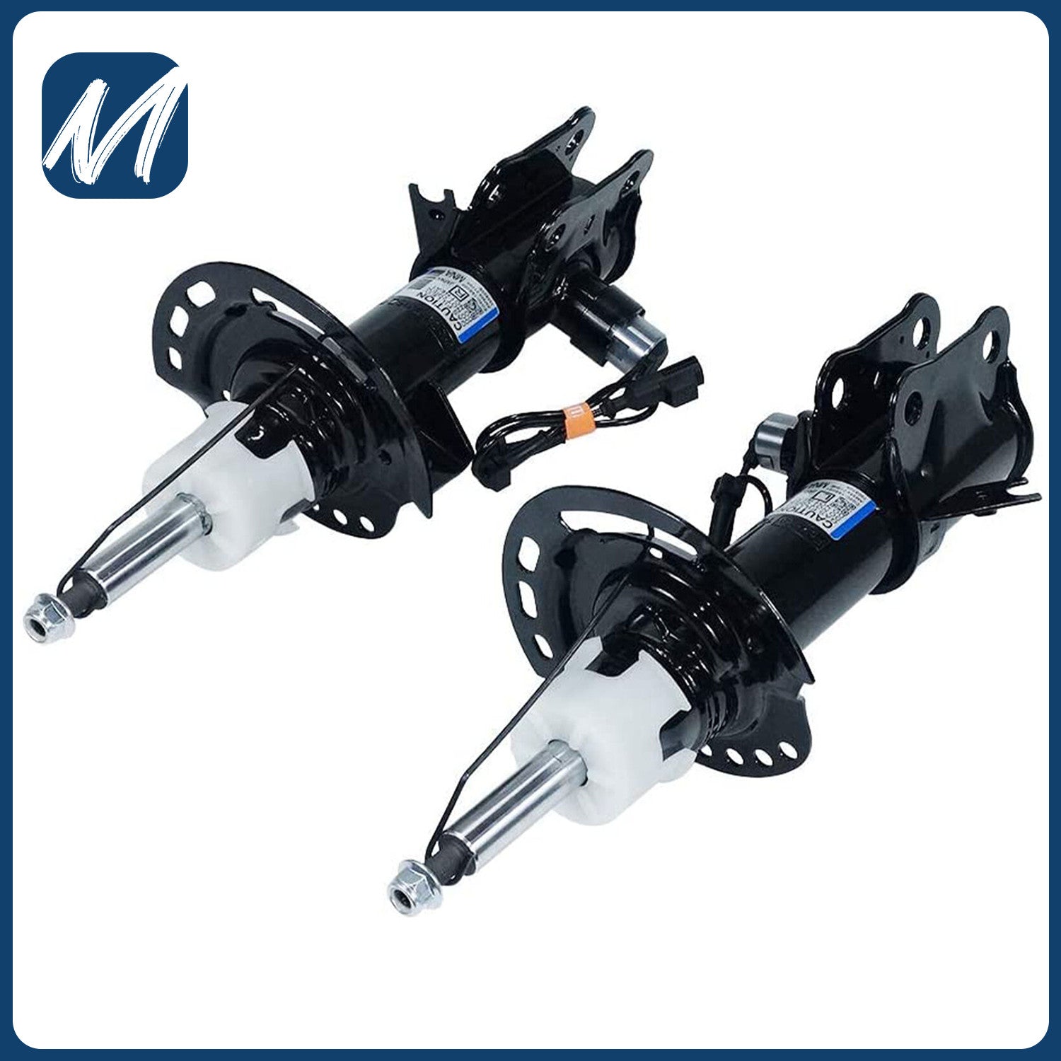 Left rear + right shock absorber strut with EDC module suitable for BMW X5 E70 2007-13