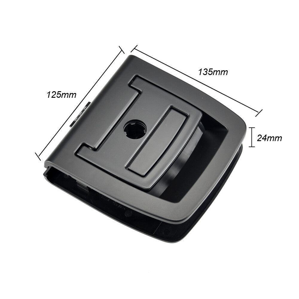 Black trunk floor mats and carpet handles suitable for BMW E70, X5, E71, and X6 (2006-2013).