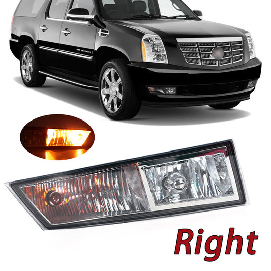 The right fog light is applicable to the for Cadillac for Escalade ESV 2007-2014 front bumper fog light.
