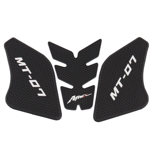 Motorcycle Rubber Side Fuel Tank Pad Non-Slip Sticker for YAMAHA MT-07 2021-2022