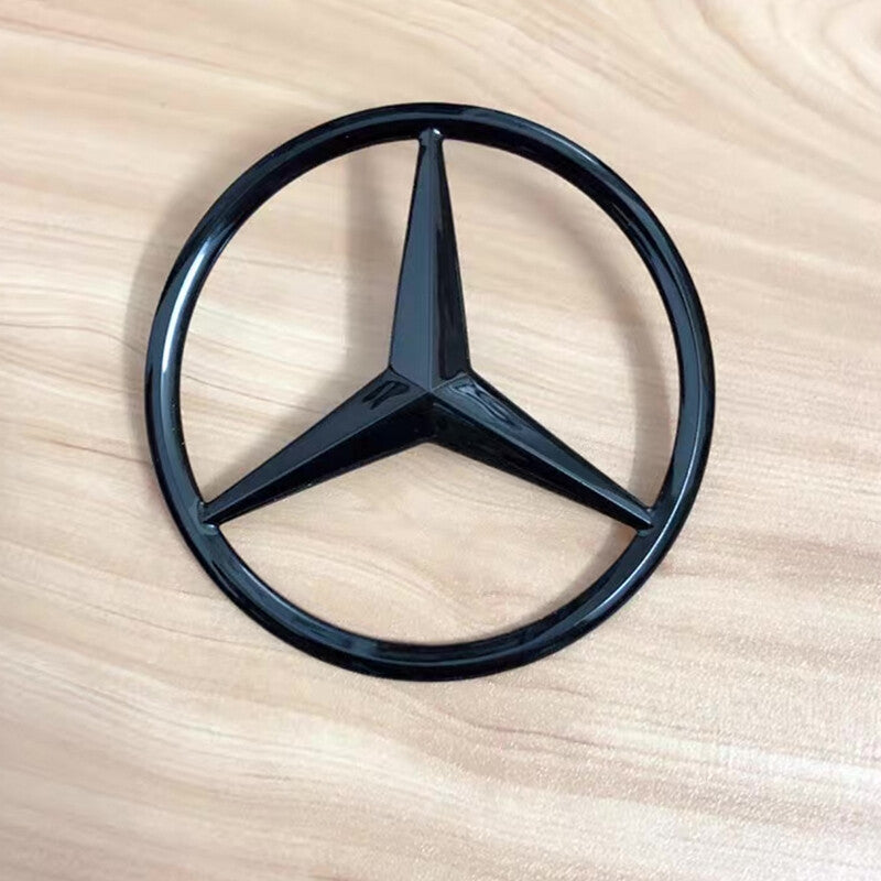 Glossy black rear boot badge with star shape for Mercedes GLC SUV W253 A2538170016