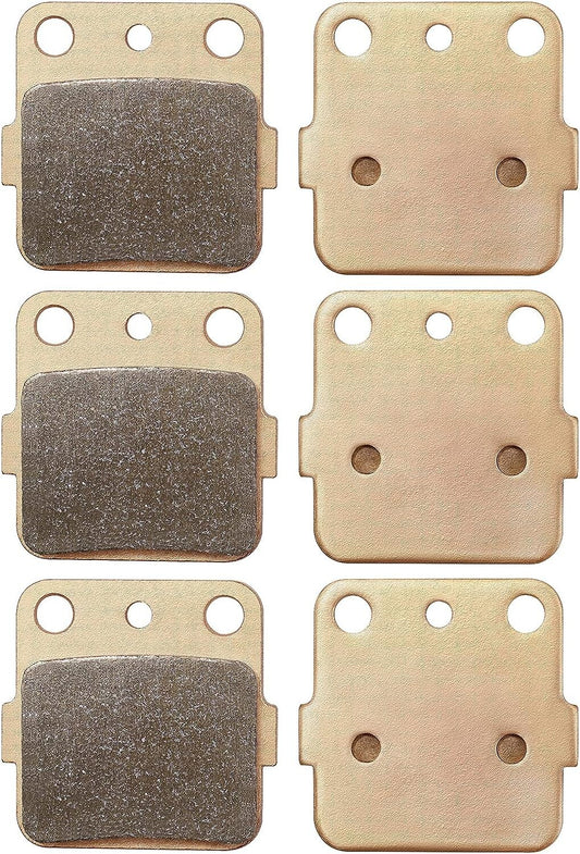 Front and Rear Brake Pads Replacement for Honda FourTrax 250 TRX250 TRX250R