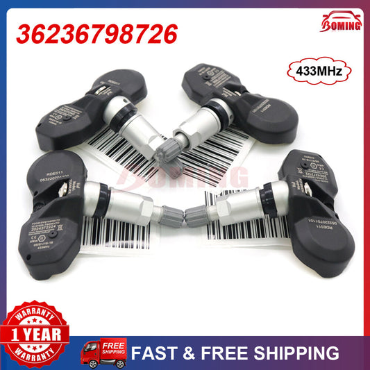 4X NEW Tire Pressure Sensor TPMS for Mini Cooper for BMW 328i 528i 535i 36236798726